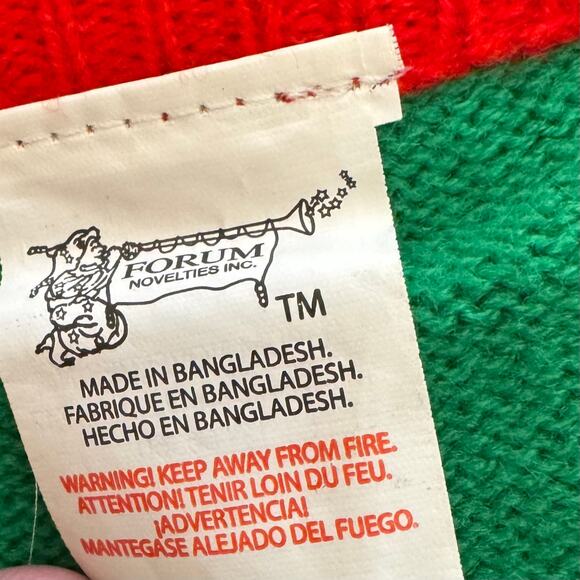 Forum Novelties Football Ugly Christmas Sweater L/XL - Picture 4 of 9